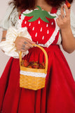 Red Strawberry Pinafore