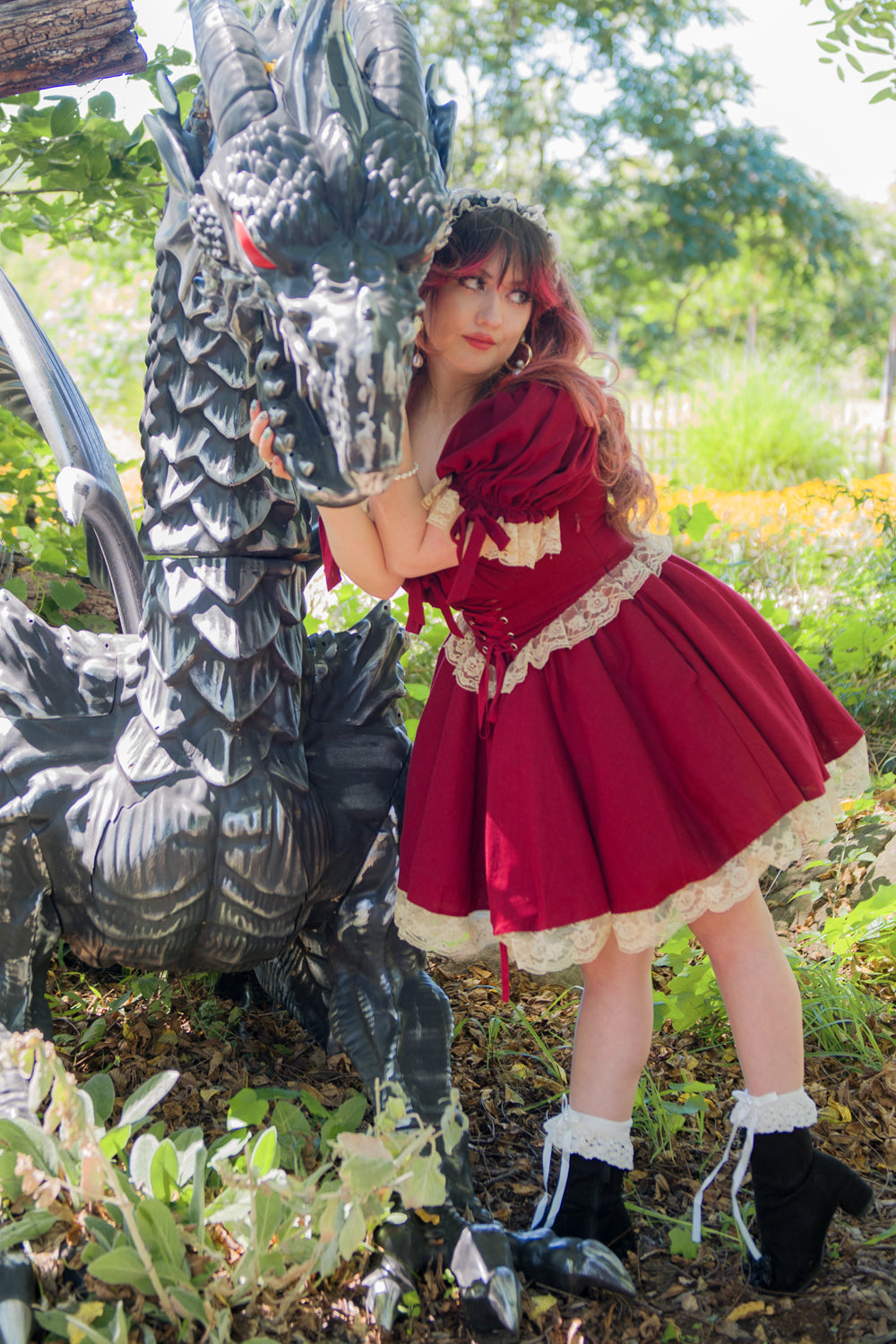 Red Velvet Fairy Dress