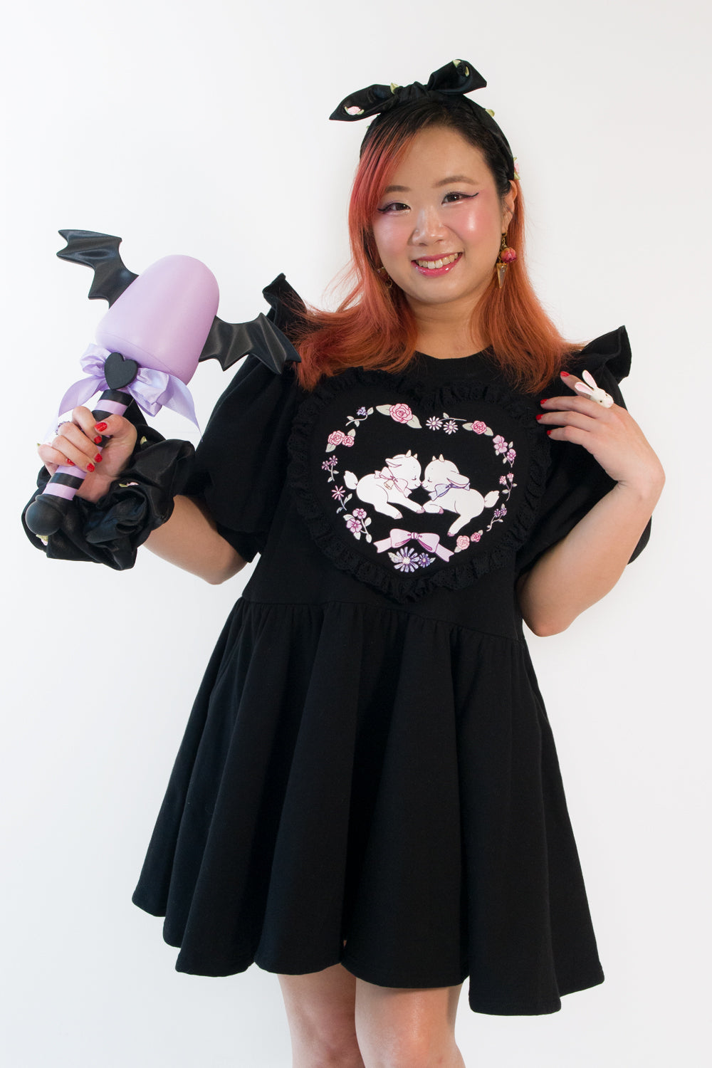 Enchanting Goats Sweatshirt Dress Miss Candyholic Enchanting Goats Sweatshirt Dress Miss Candyholic