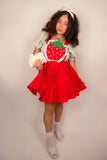 Red Strawberry Pinafore