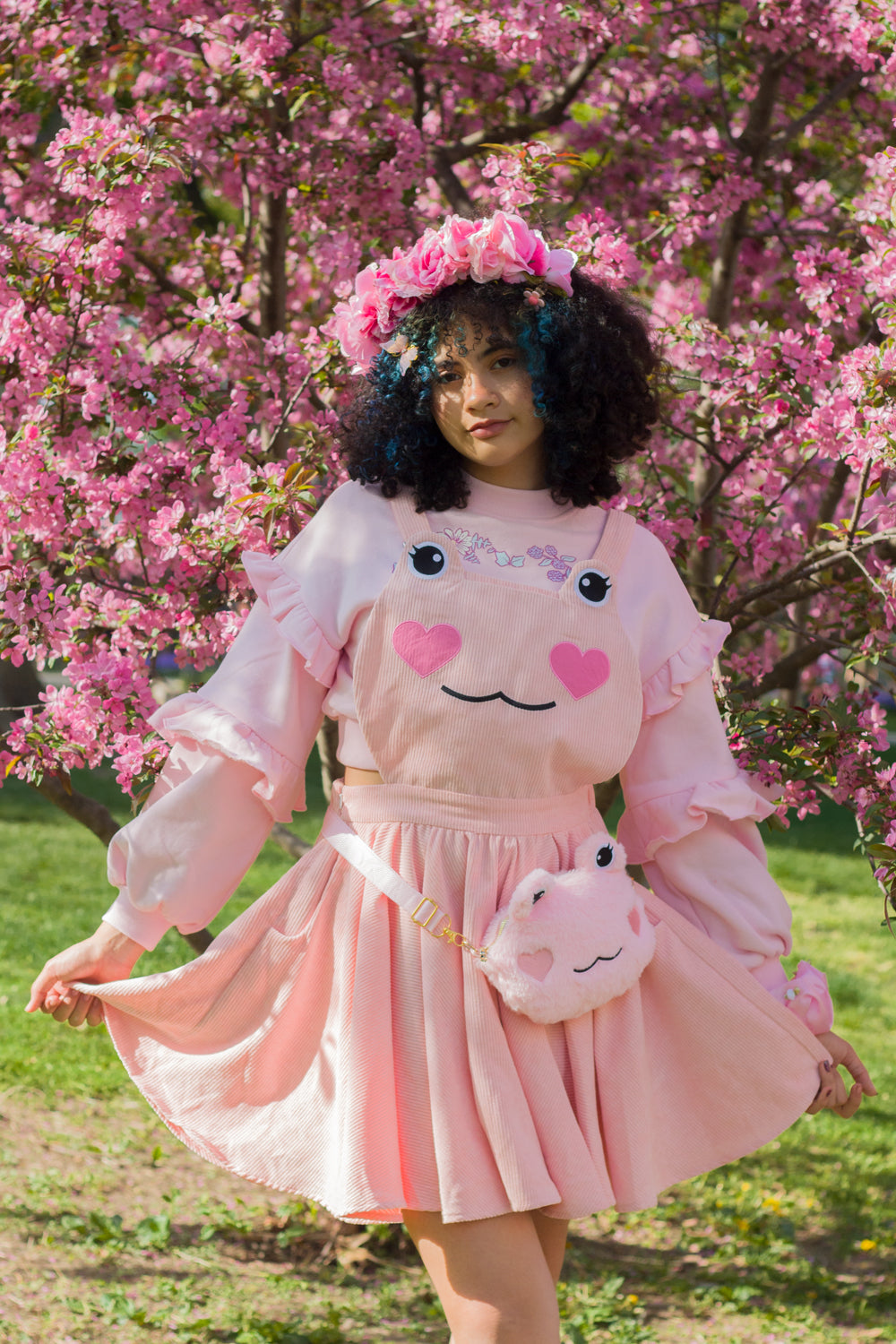 Sakura Frog Pinafore Sakura Frog Pinafore