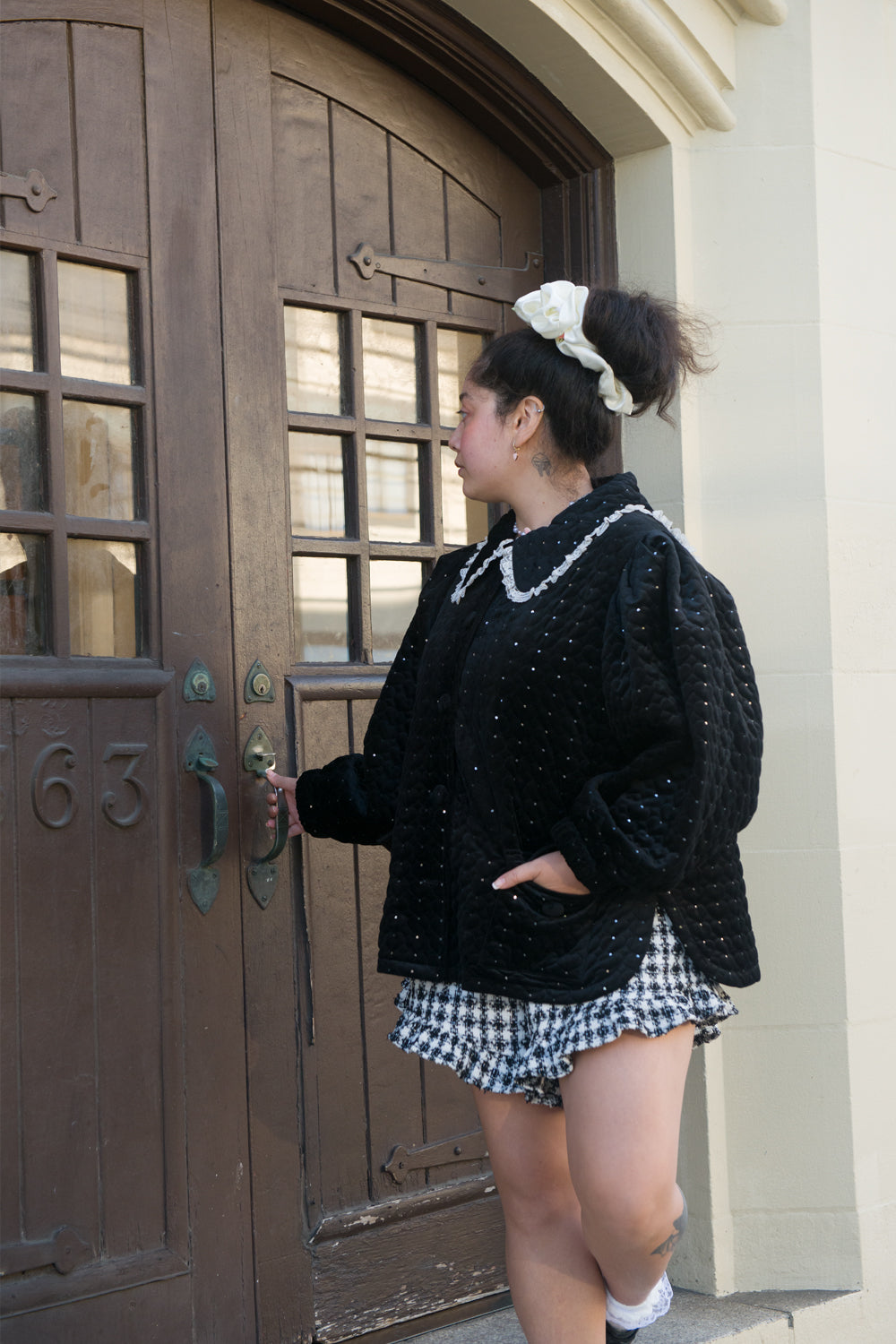 Cookies & Cream Sweetheart Sailor Coat