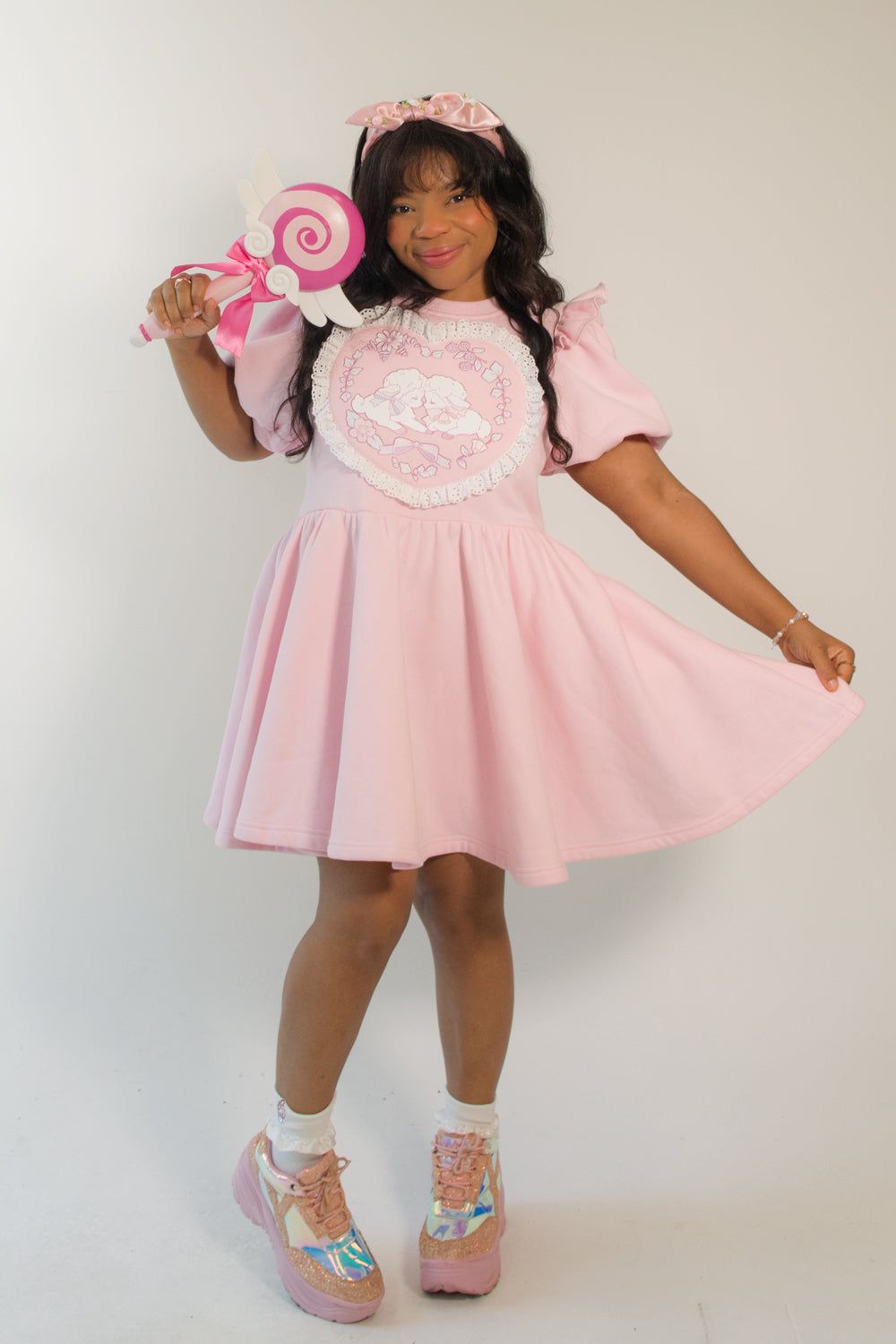 Darling Lambs Sweatshirt Dress