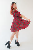 Red Tartan Gumdrop Dress