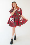 Red Tartan Gumdrop Dress