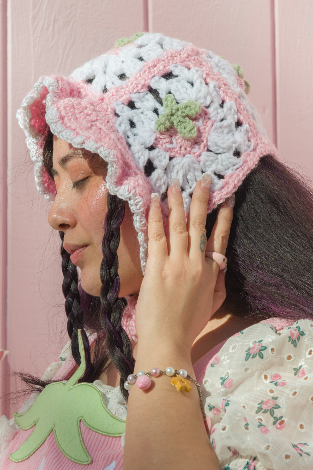 Pink Strawberry Bonnet