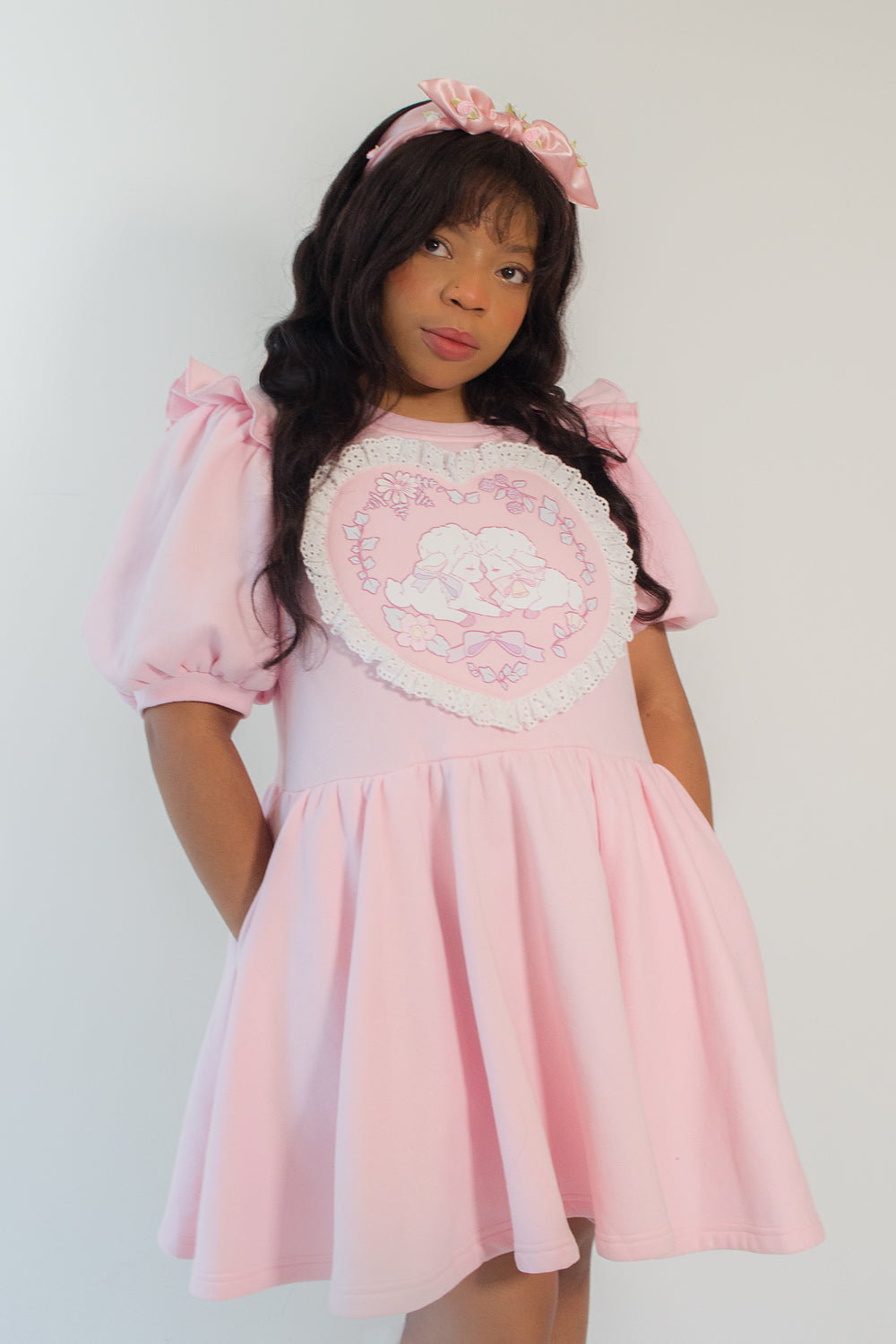 Darling Lambs Sweatshirt Dress