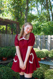 Red Velvet Gumdrop Dress