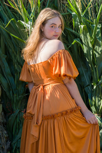 Pumpkin Spice Goddess Gown