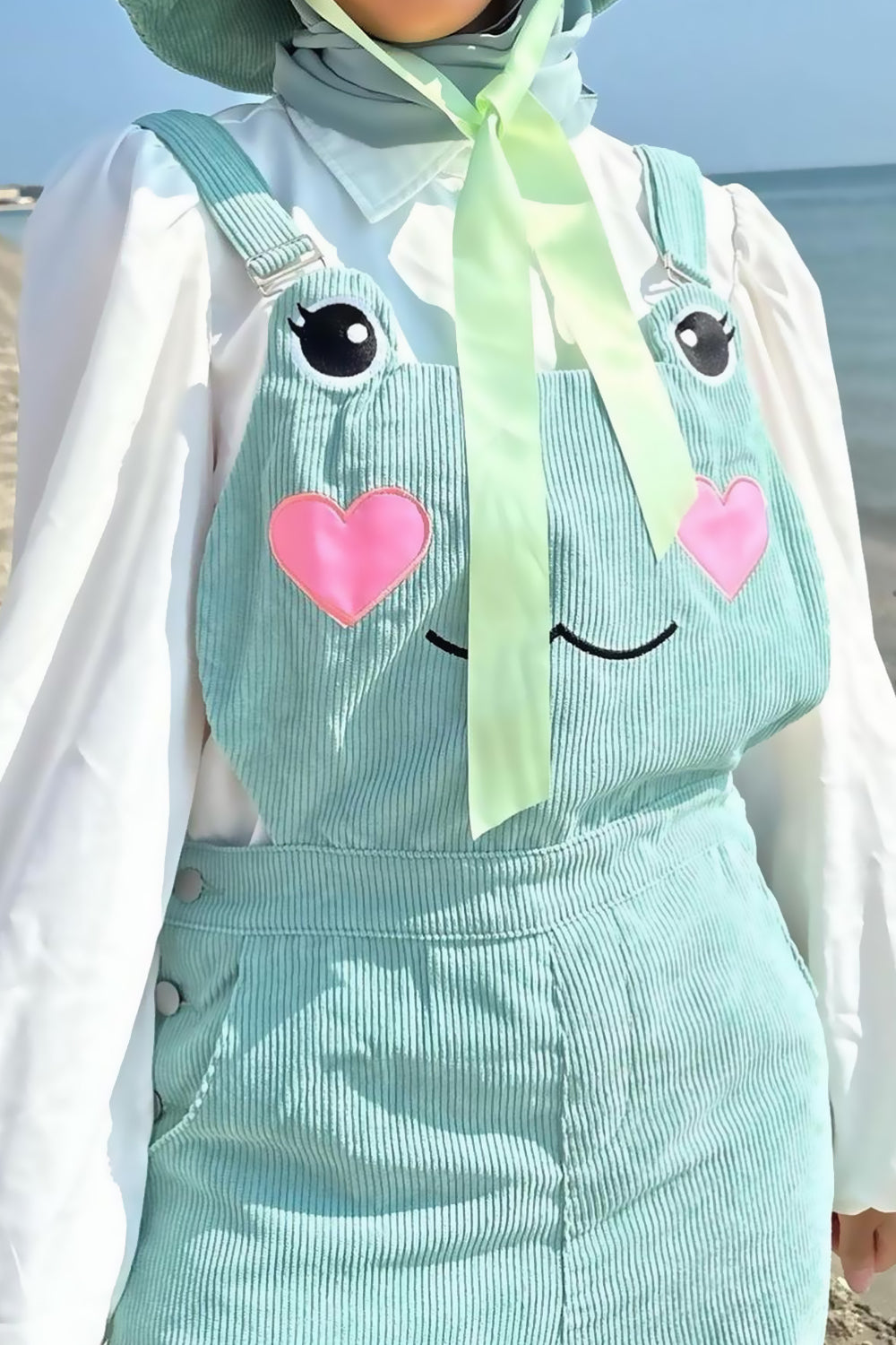 Matcha Frog Overalls