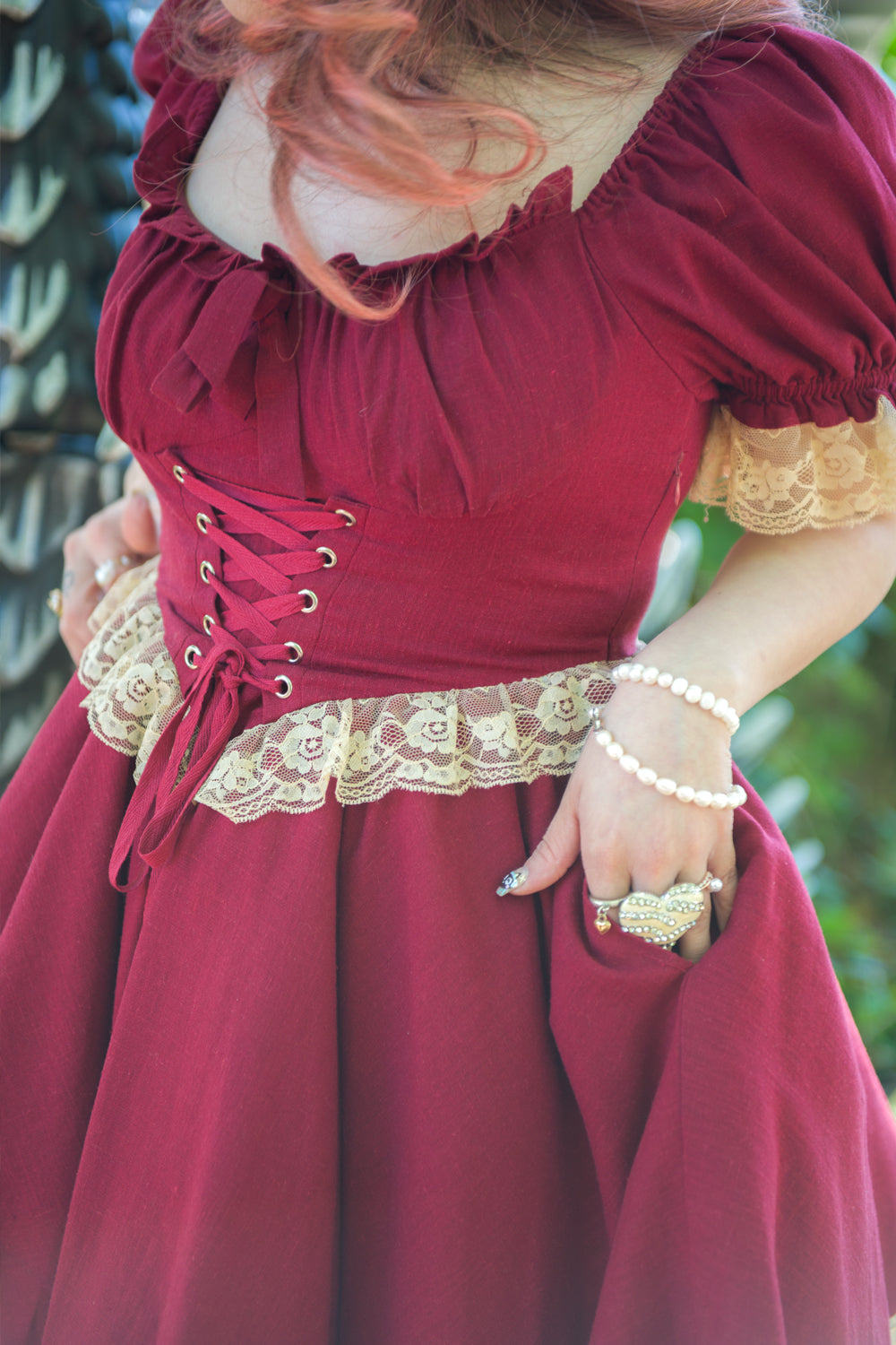 Red Velvet Fairy Dress