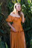 Pumpkin Spice Goddess Gown