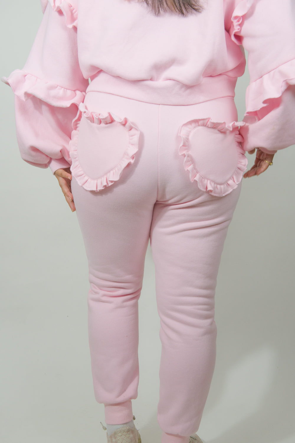 Pink Heart Pocket Joggers