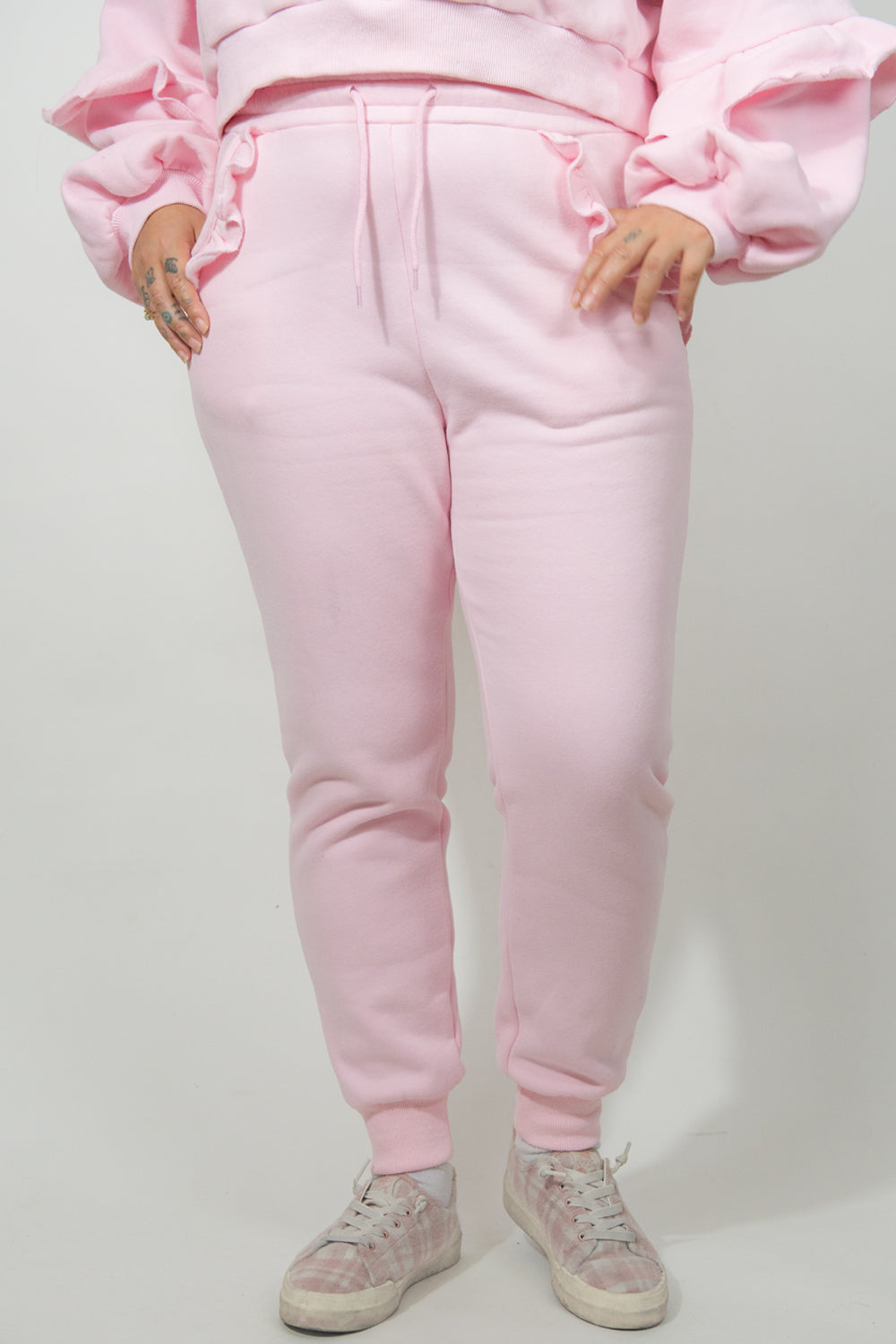 Pink Heart Pocket Joggers