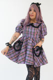 Lavender Tartan Gumdrop Dress
