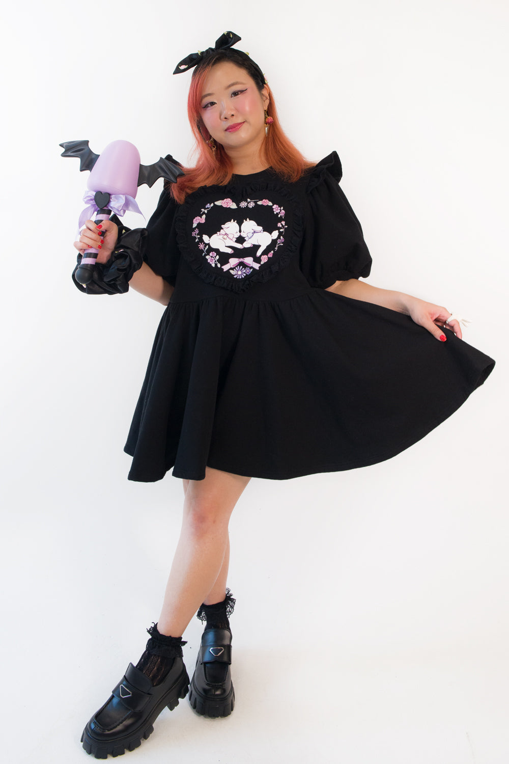 Enchanting Goats Sweatshirt Dress