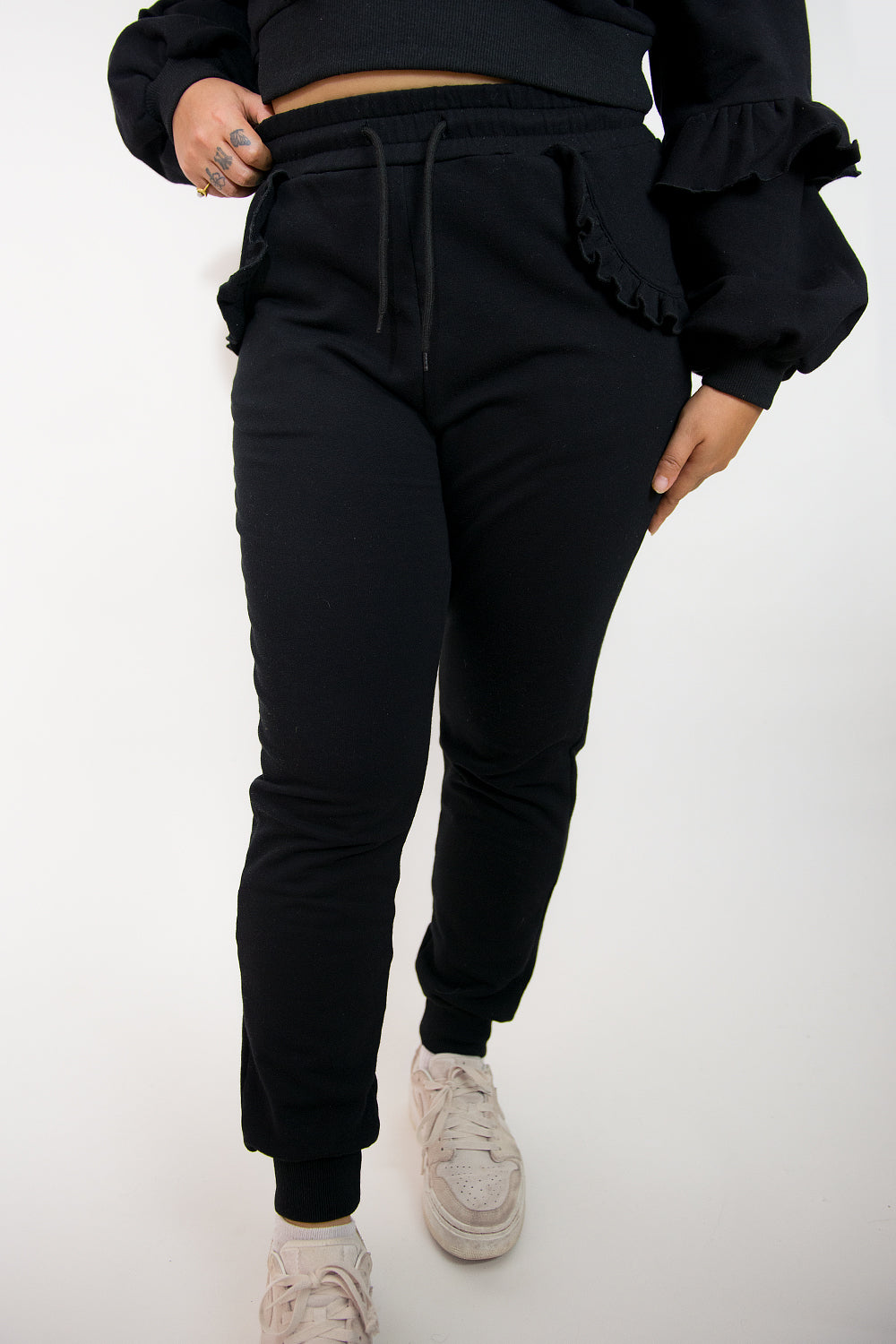 Black Heart Pocket Joggers