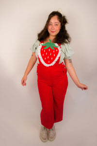 Strawberry Overalls