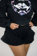 Black Heart Pocket Shorts
