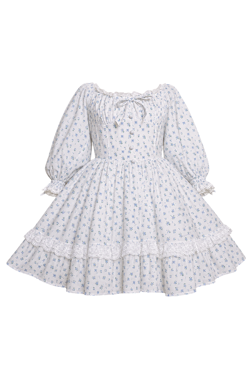 Blue Rose Carriage Dress