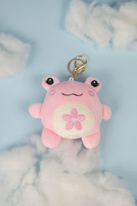 Sakura Frog Charm