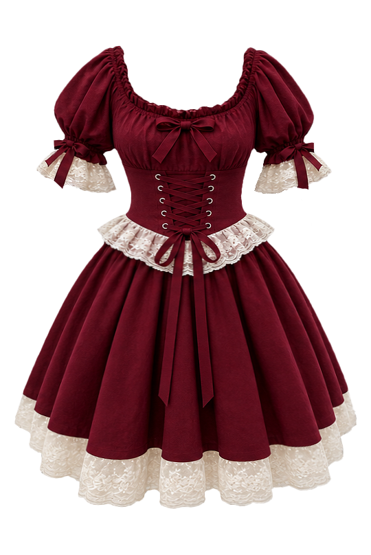 Red Velvet Fairy Dress