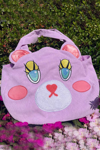 Lavender Bear Tote Bag