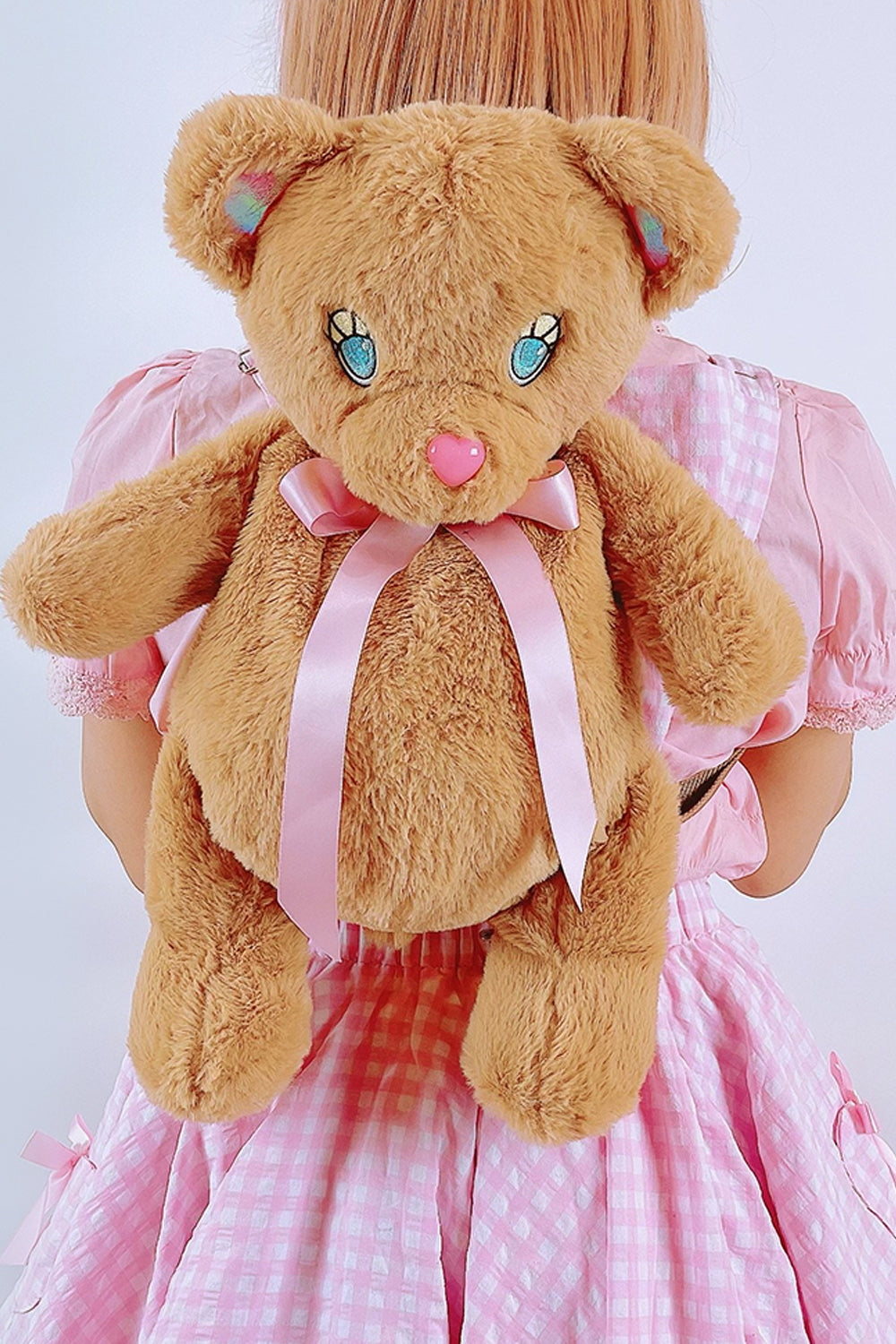 Sleepy Mocha Bear Backpack