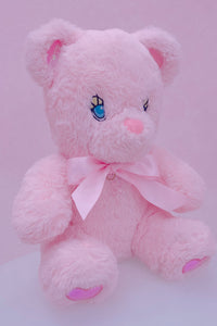 Pink Sleepy Bear Plushie